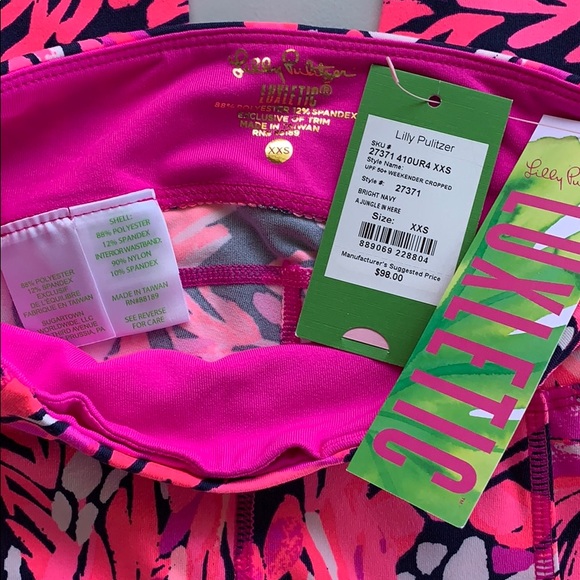 Lilly Pulitzer weekender crop XXS NWT - Picture 3 of 8
